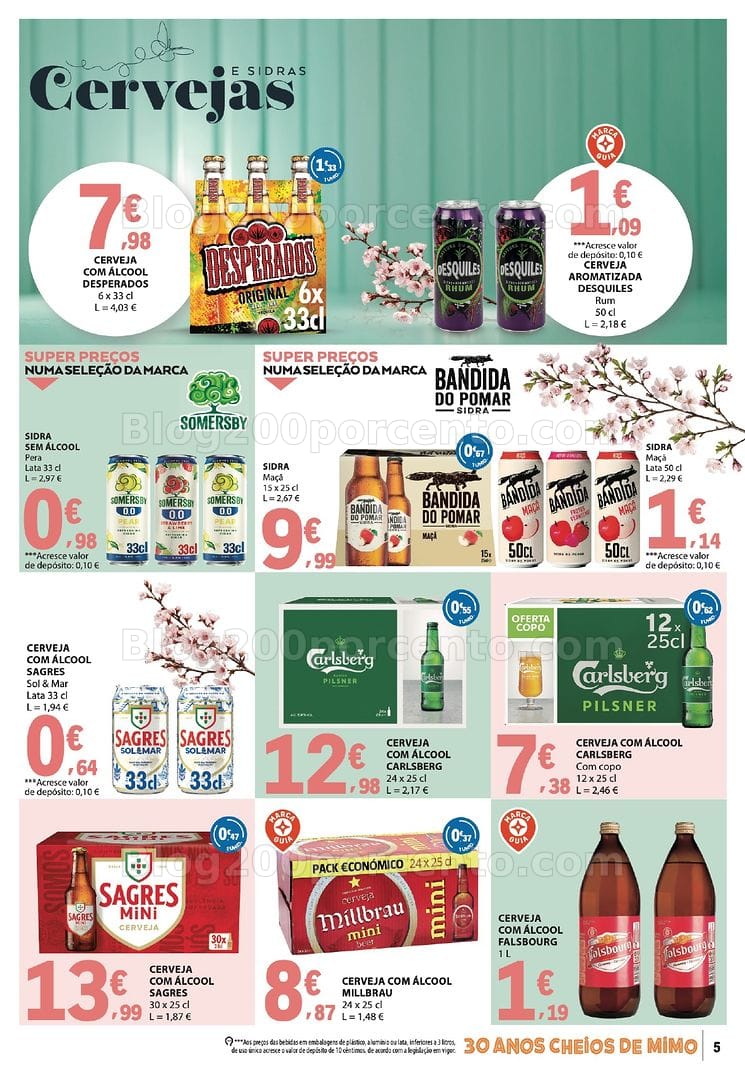 Antevisão Folheto E-LECLERC Especial Bebidas de Verão Promoções de 14 a 26 julho